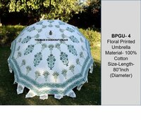 Printed Garden Umbrella