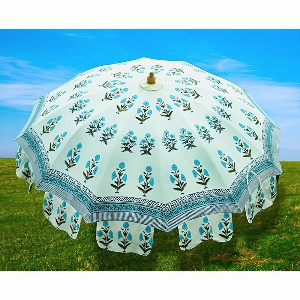 Printed Garden Umbrella