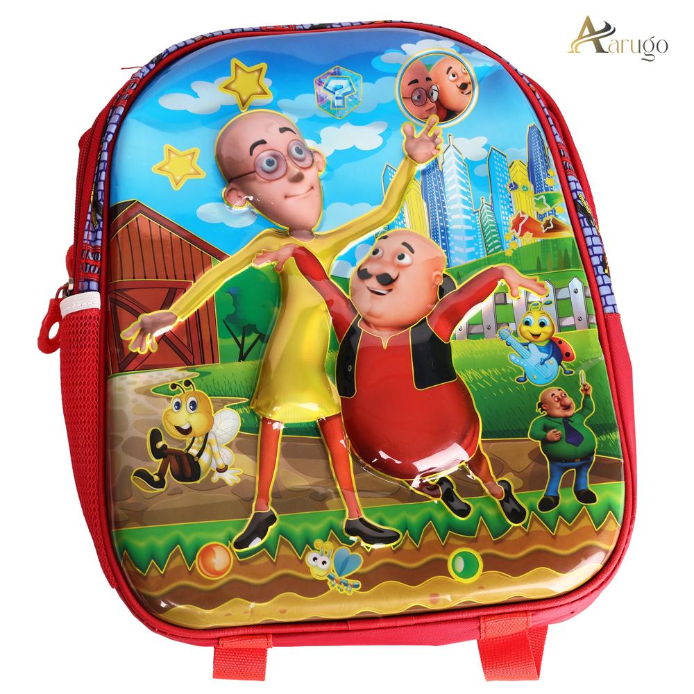 Motu Patlu School Bag - Color: Any Color