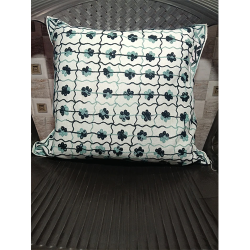 Heirloom Quality Handstitched Flower Design Pillow Case Unique Decorative Accent