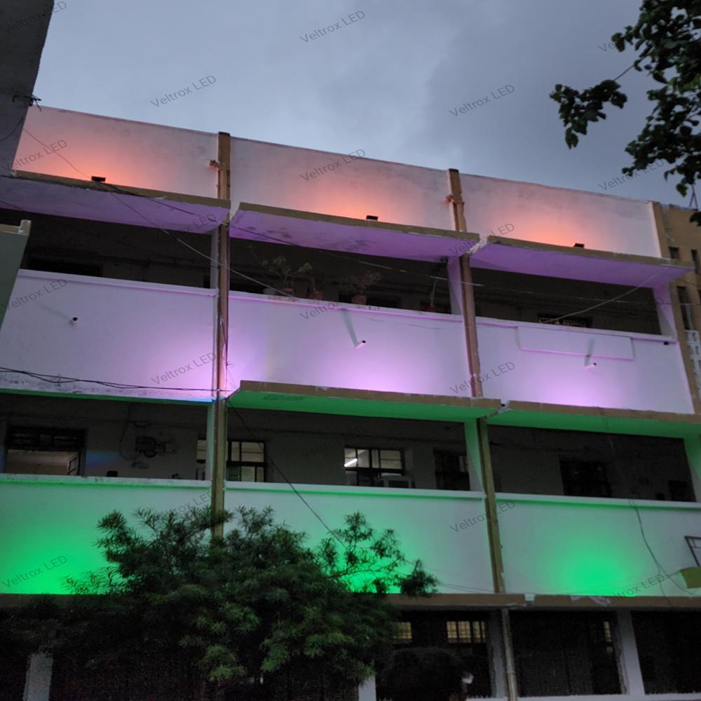 Led 120w Dmx Rgb Light For Outdoor Light - Color: Black