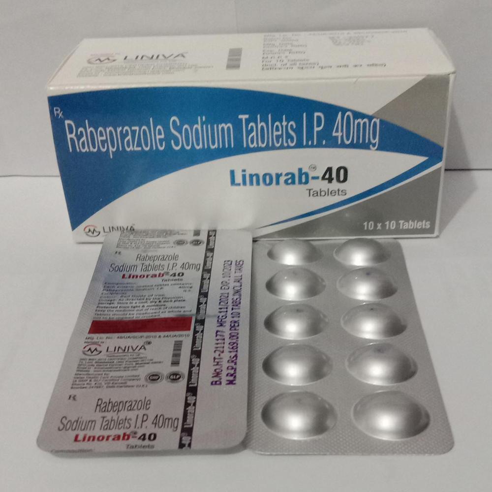 Linorab- 40 Tab - Drug Type: General Medicines