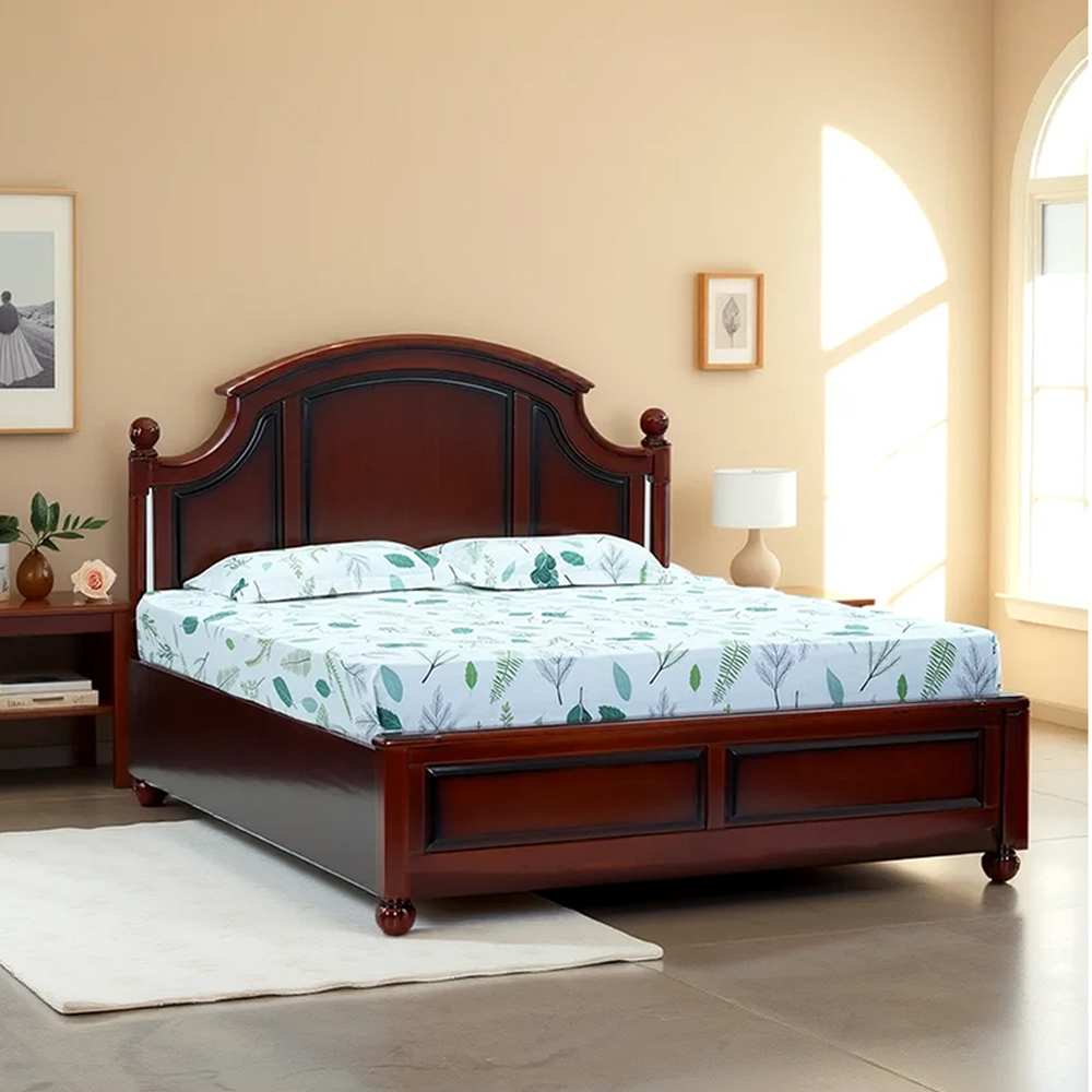 Royaloak Miami King Size Bed Brown - Bd3307-6 - Assembly: Carpenter Assembly