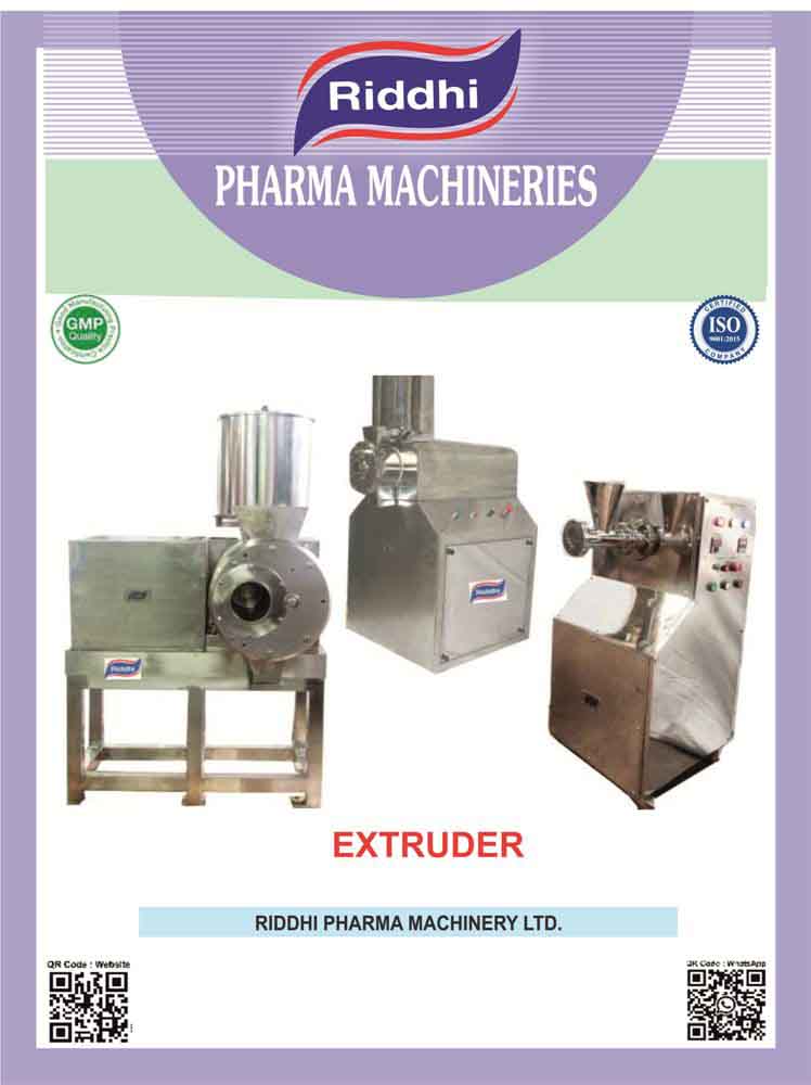 Extruder, Spherionizer And Wruster Coater - Color: Silver
