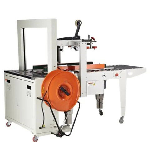 80 Cpm Carton Sealing Strapping Combo System - Voltage: 220 Volt (V)