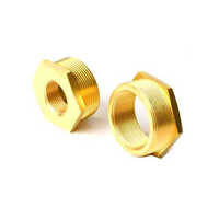 Brass Hex Reducer - Diameter: 0.5 Inch Inch (in)