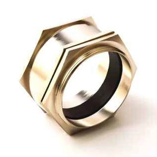 Single Compression Cable Gland - Color: Brass