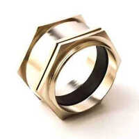 Single Compression Cable Gland - Color: Brass