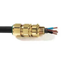 Armoured Cable Gland - Color: Brass