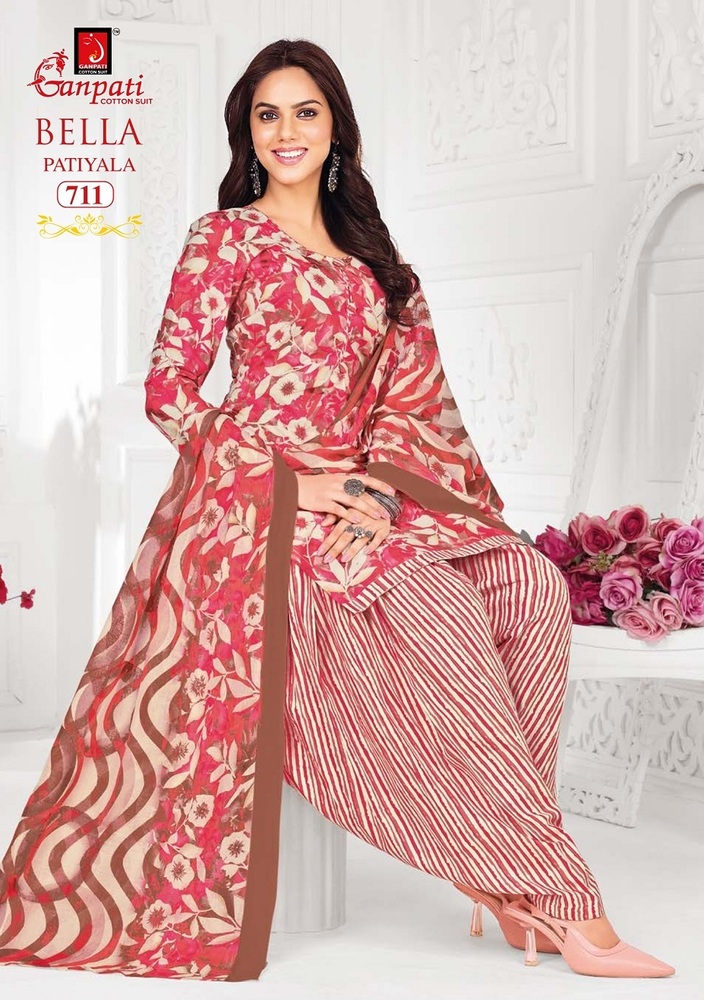 Ganpati Bella Patiyala Vol-7  Dress Material