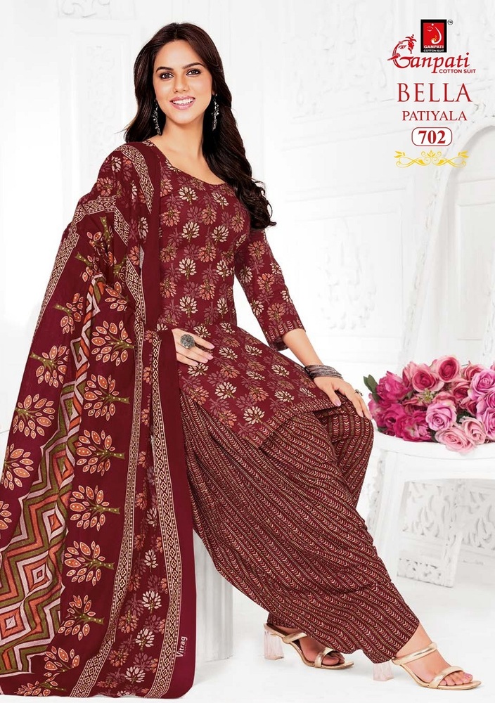 Ganpati Bella Patiyala Vol-7  Dress Material
