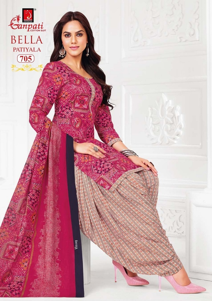 Ganpati Bella Patiyala Vol-7  Dress Material
