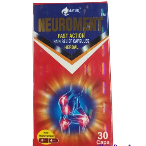 Mayur Ayurvedic Neuroment Fast Action Pain Relief Capsule Herbal