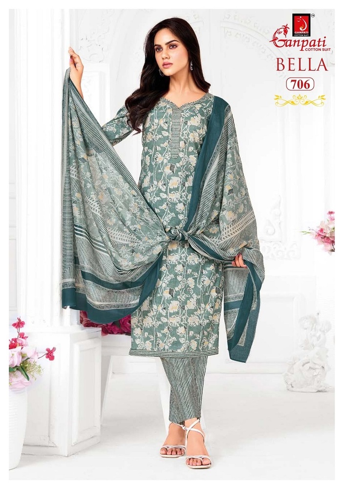 Ganpati Bella Vol-7 A Dress Material - Feature: Good Quality