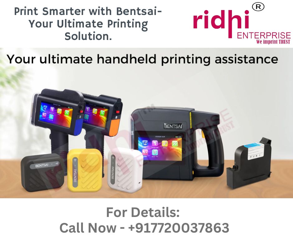 RIDHI Bentsai Handheld Inkjet Printer B35
