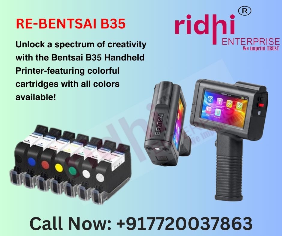 RIDHI Bentsai Handheld Inkjet Printer B35