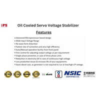 300KVA Oil Cooled Servo Voltage Stabilizer