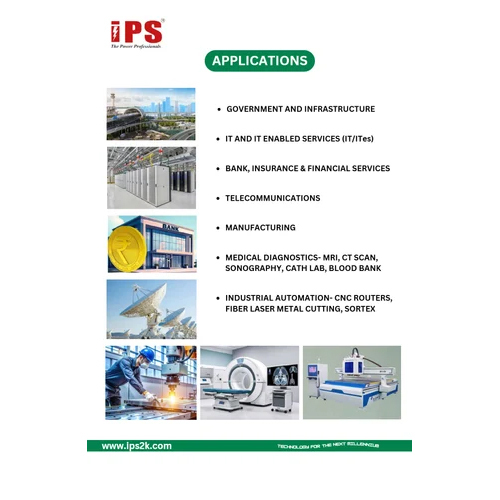 60kva Online Ups For Factory And Industrial Loads - Color: Black