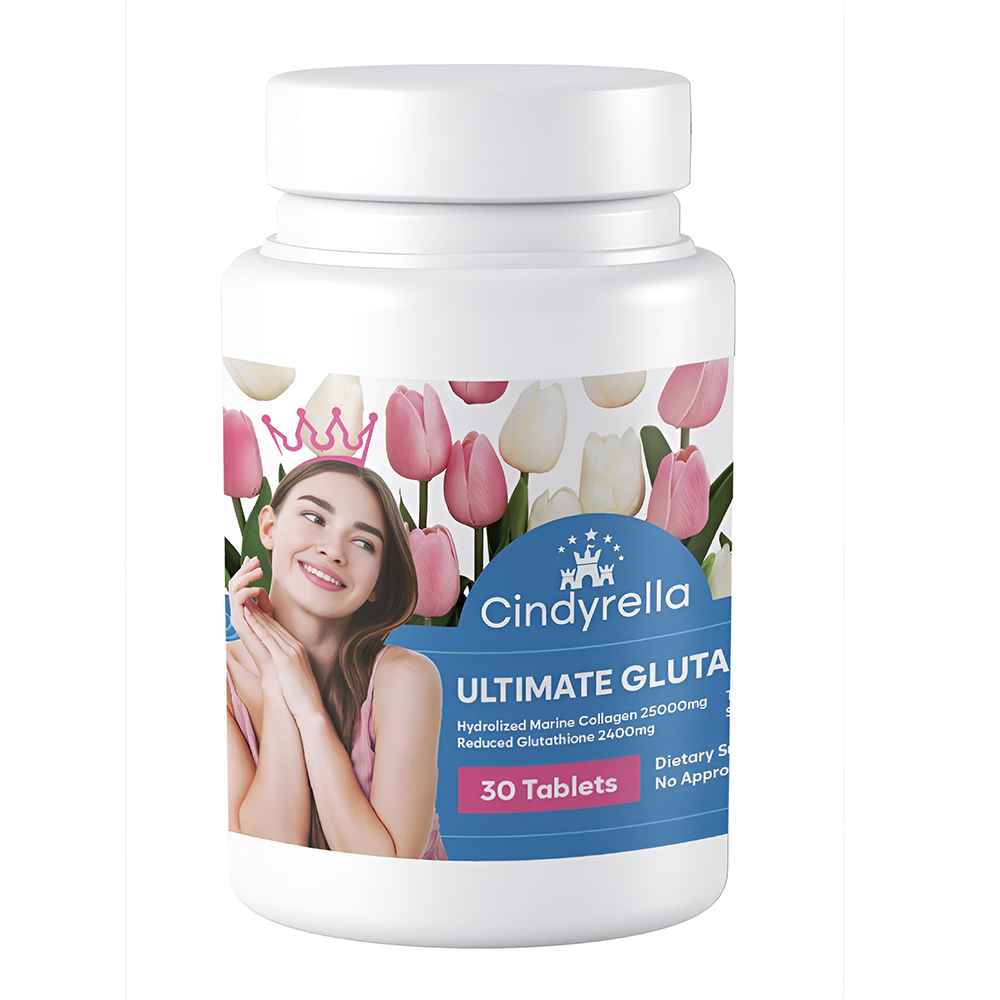 Cindyrella Ultimate 2400mg Glutathione Tablets for Skin Glow And Fairness