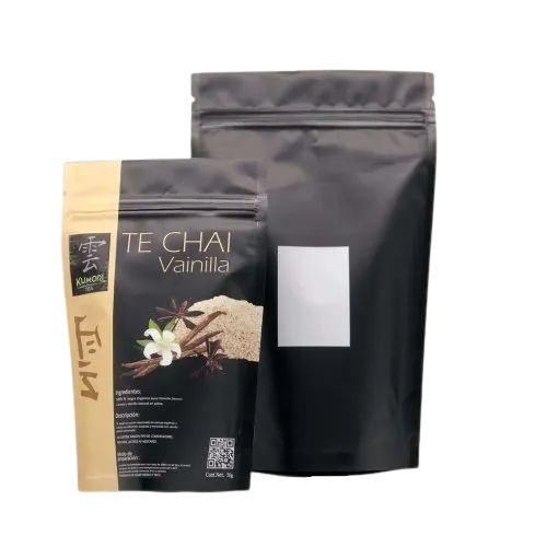 Tea Packaging Pouch - Color: Black