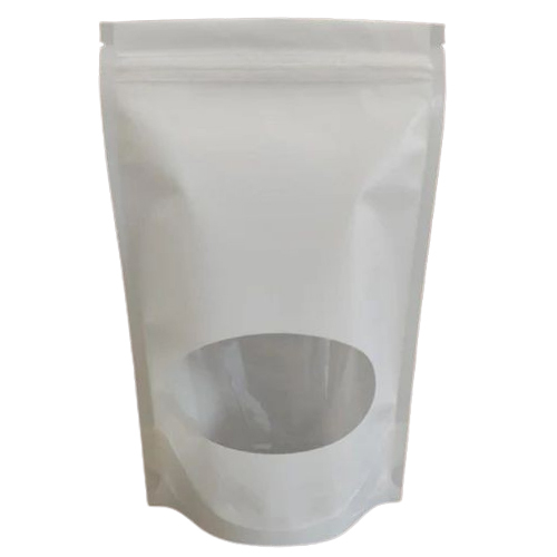 Oval Window Stand Up Zipper Pouches