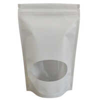 Oval Window Stand Up Zipper Pouches