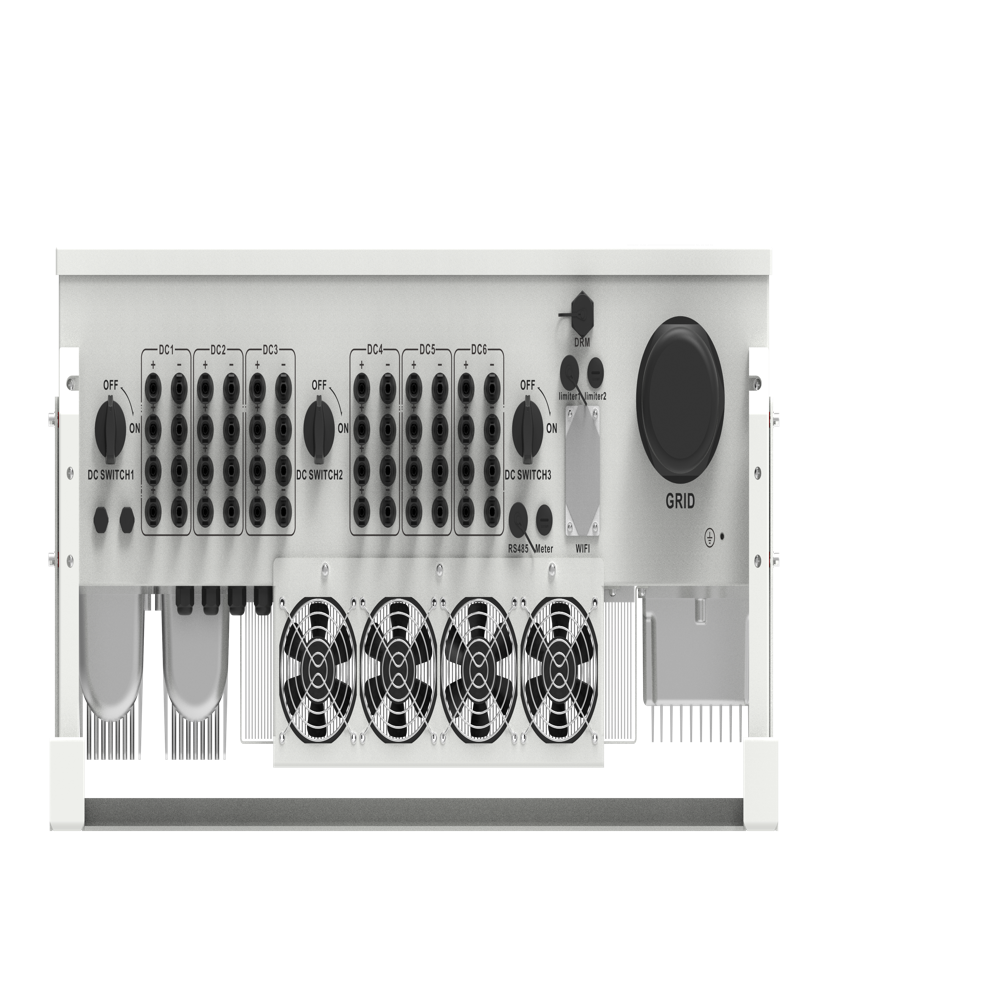 Grid Tie Inverter Three Phase 120kw - Color: White