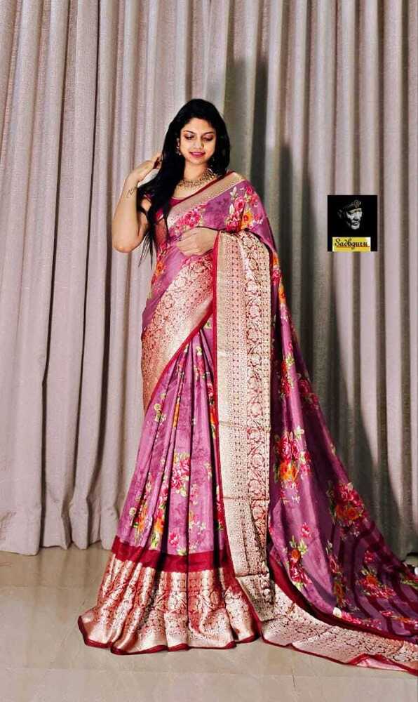 KALAMKARI HEAVY  SILK SAREE