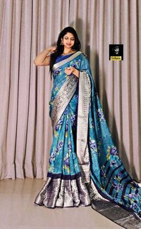 KALAMKARI HEAVY  SILK SAREE