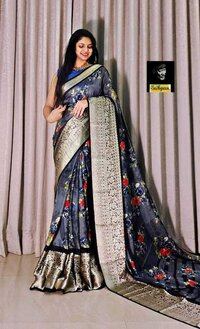 KALAMKARI HEAVY  SILK SAREE
