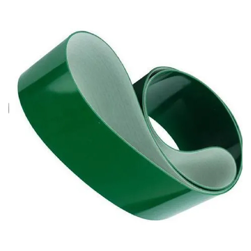 Green Nylon Flat Belt - Hardness: Soft