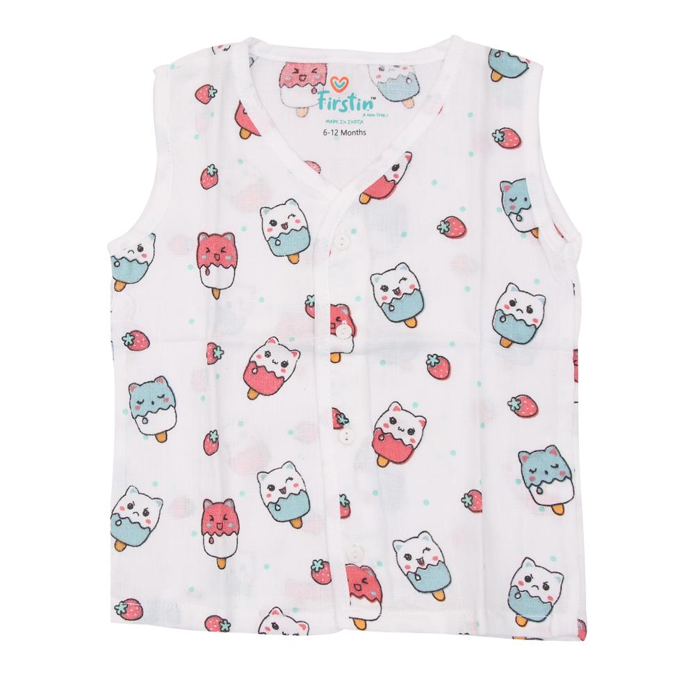 Organic Cotton Muslin Printed Jabla S/L
