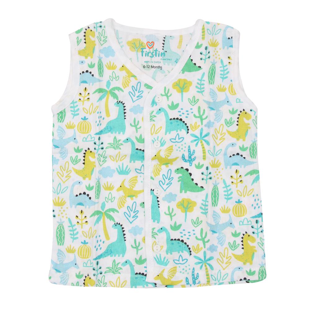 Organic Cotton Muslin Printed Jabla S/L
