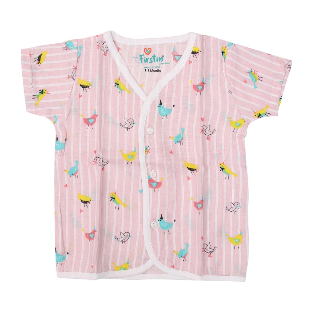 Organic Cotton Muslin Ptinted Printed Jabla H/S