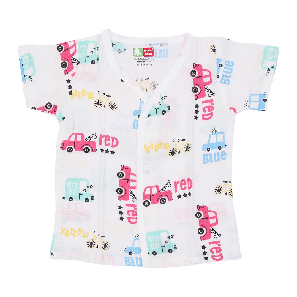 Organic Cotton Muslin Ptinted Printed Jabla H/S