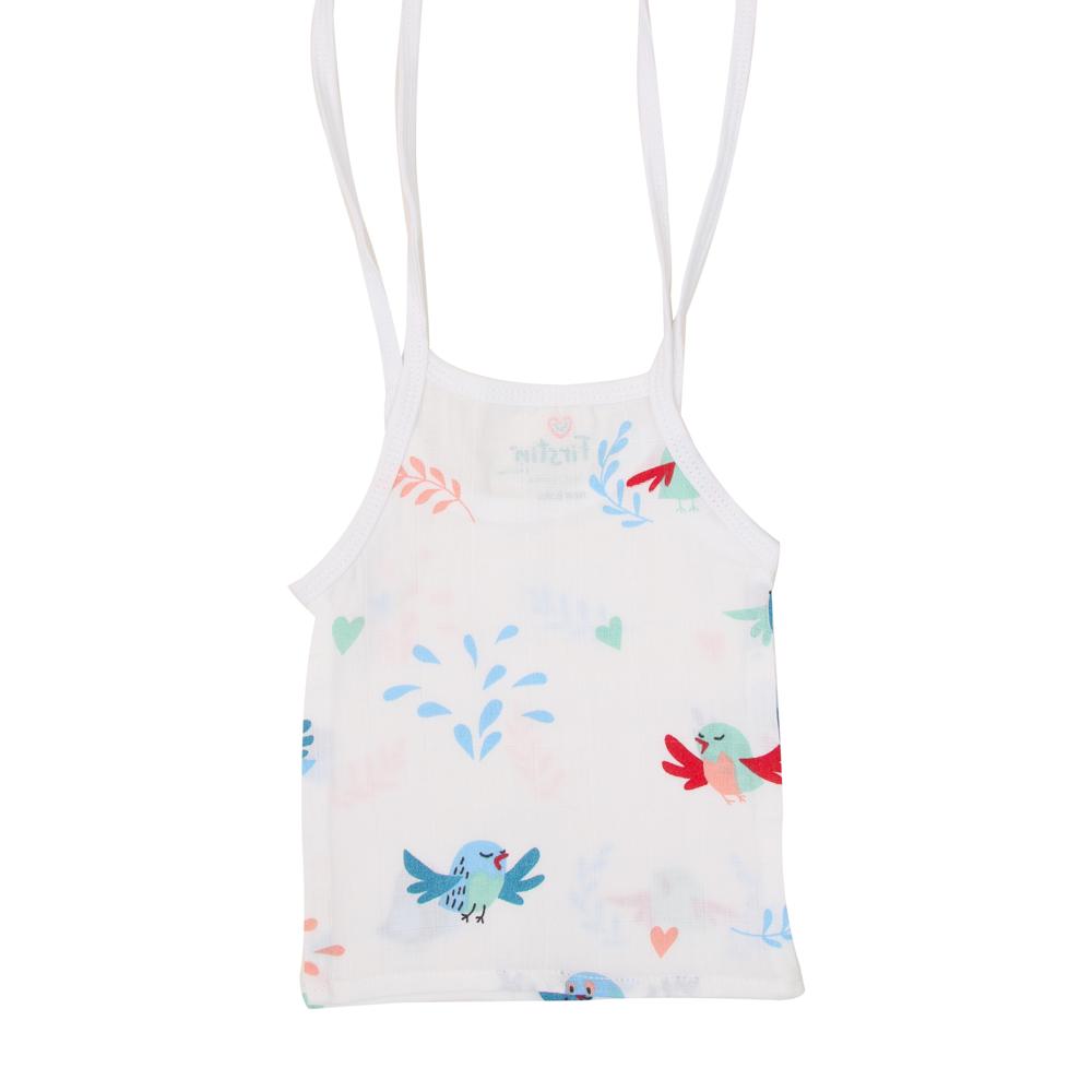 Organic Cotton Muslin Printed Knotted Jabla