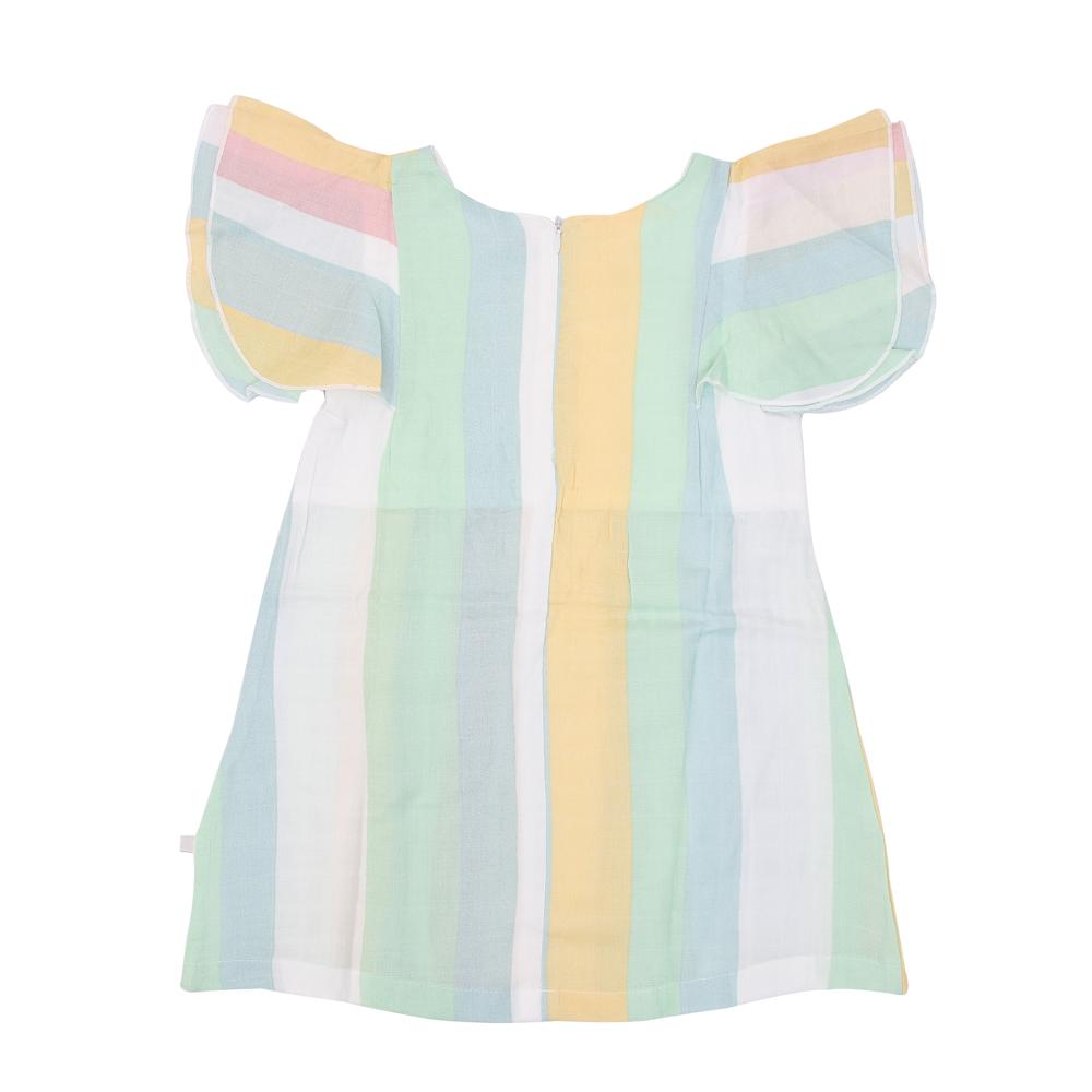Organic Cotton Butterfly Sleeve Frock