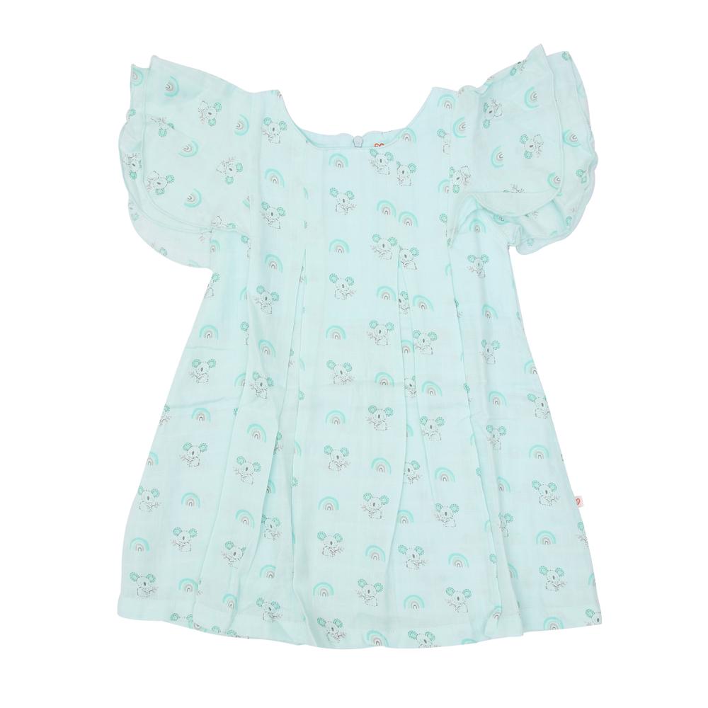 Organic Cotton Butterfly Sleeve Frock