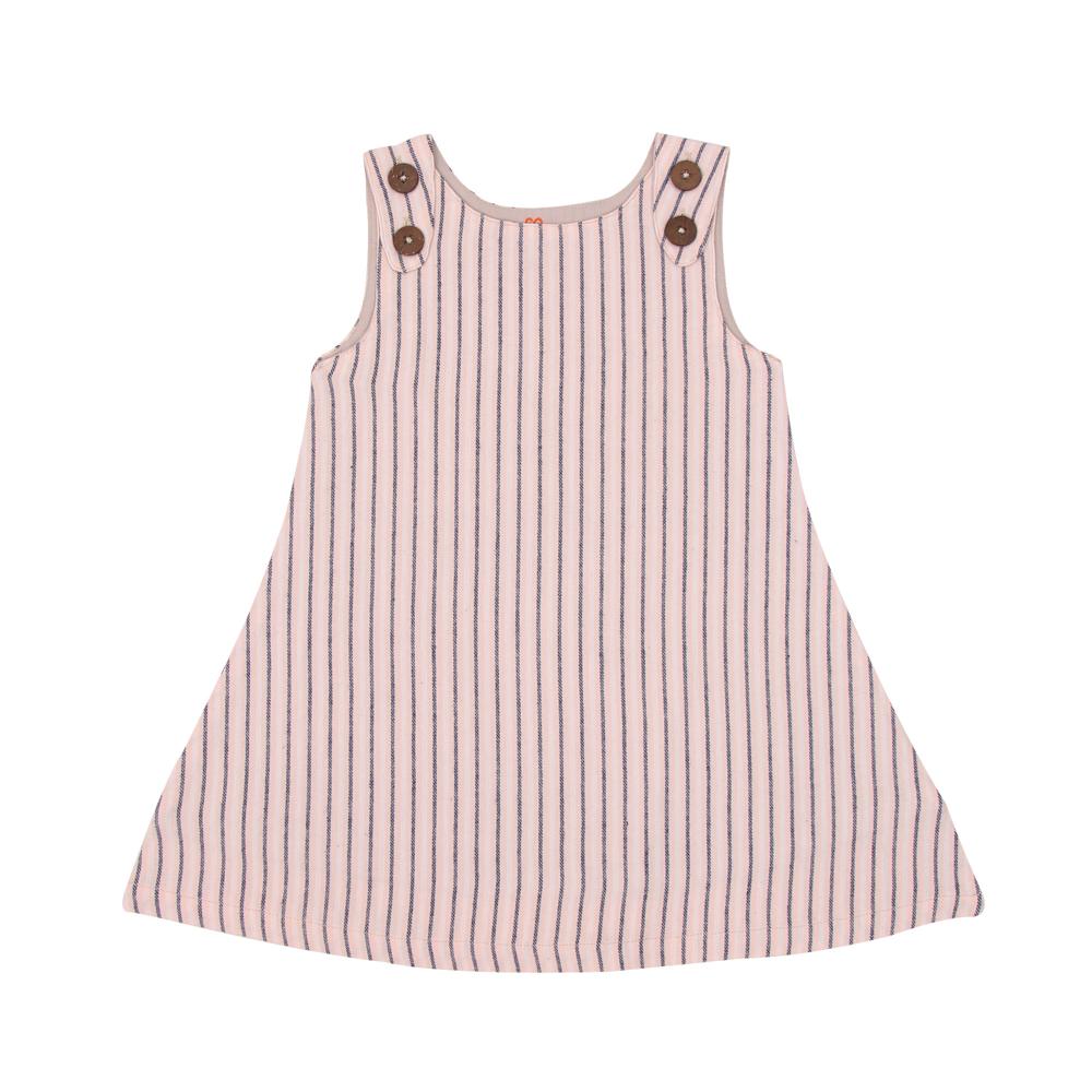 Organic Cotton Shoulder Button Frock