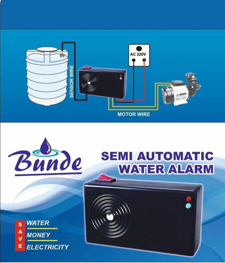 Plastic Semi Automatic Water Alarm - Voltage: 220 Volt (V)