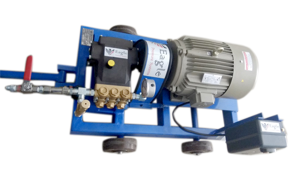 Hydro Testing Pump - Color: Blue