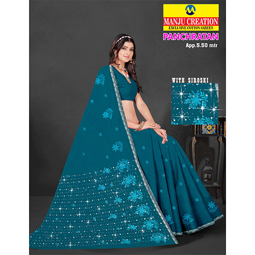 Panchratan Cotton Saree