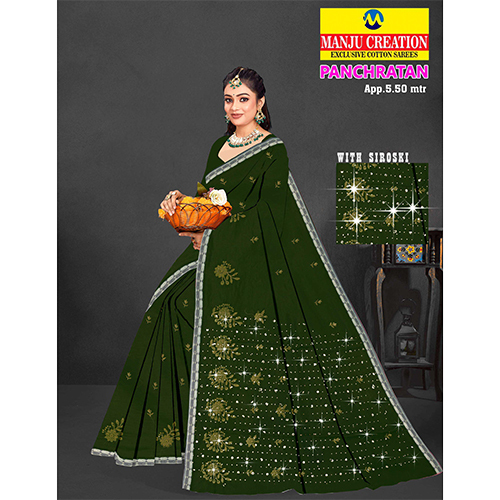Panchratan Cotton Saree