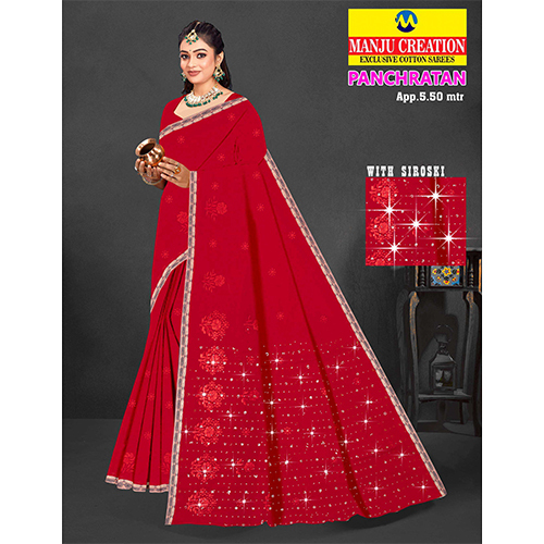 Panchratan Cotton Saree