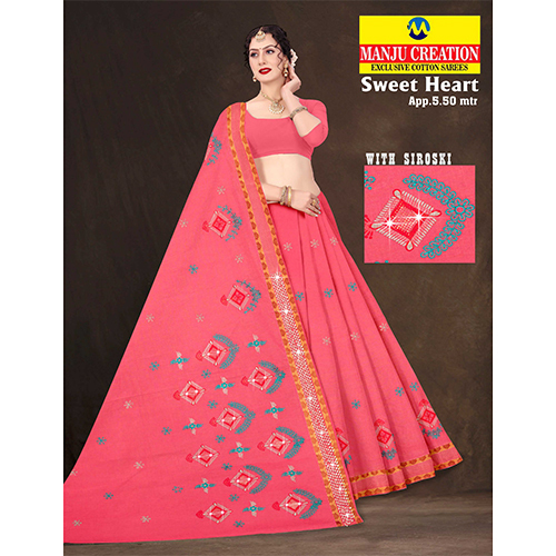 Sweet Heart Cotton Saree