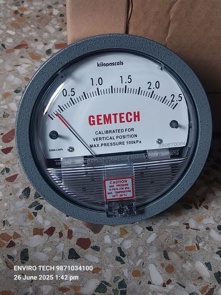 GEMTECH Differential Pressure Gauge Distributor From Patna Bihar