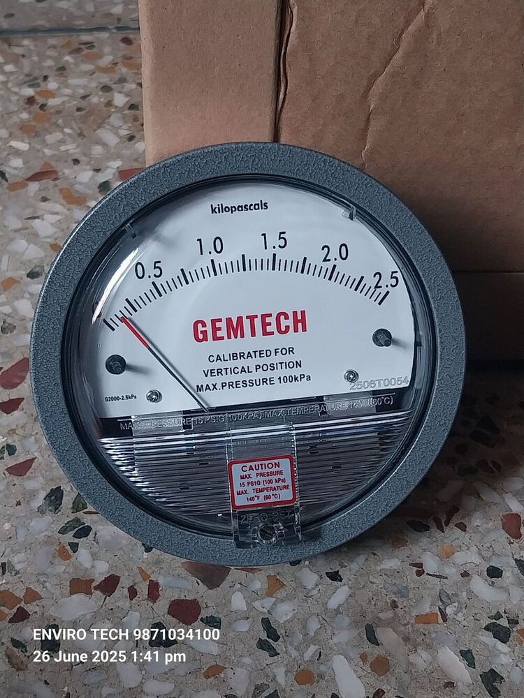 GEMTECH Differential Pressure Gauge Distributor From Patna Bihar