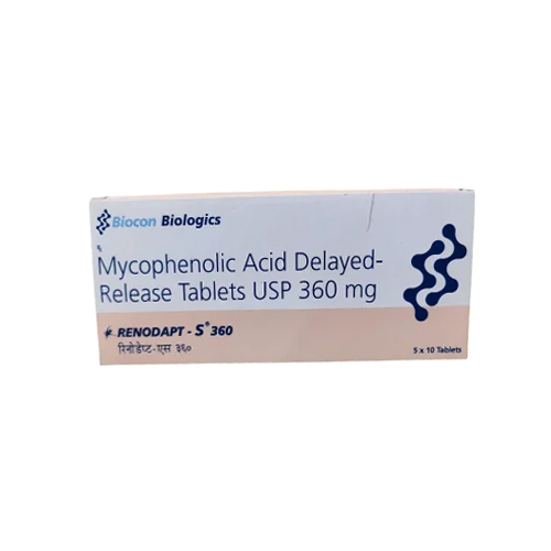 360mg Mycophenolic Acid Delayed Release Tablets