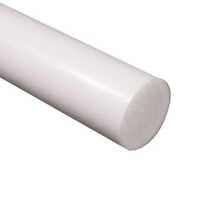 40 Mm Delrin Rod - Color: White