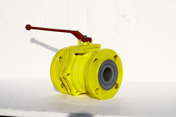 Fep / Pfa Lined Ball Valve - Application: Industrial